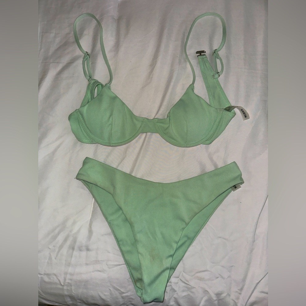 SHEIN underwire bikini set